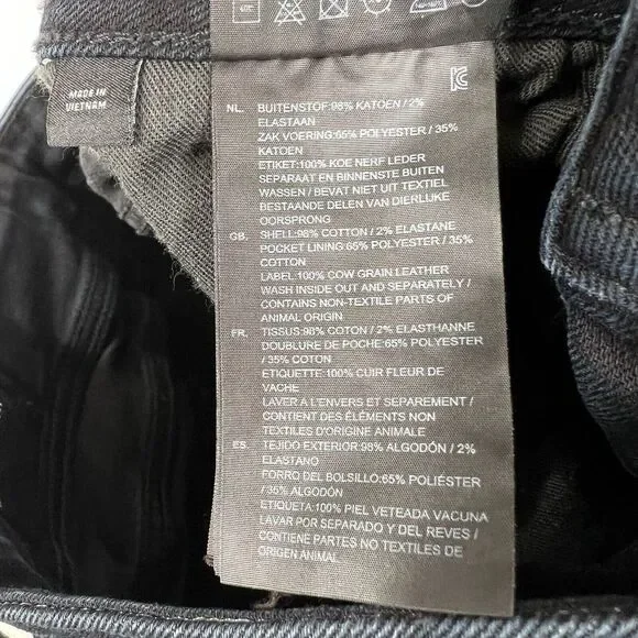 G Star Raw Jeans‎ Womens 28x30 Dark Blue Wash Midge Saddle Mid Straight Denim - Picture 15 of 16